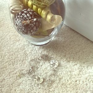 Silpada Sterling Silver Hammered Bracelet